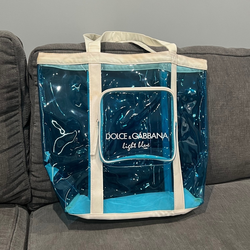 Dolce & Gabbana Light Blue Tote Bag